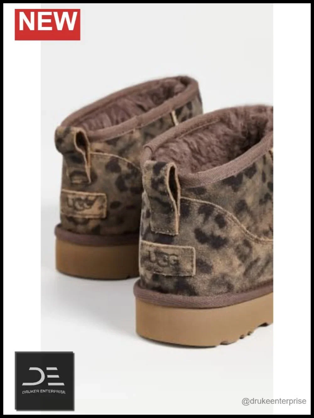 UGG Classic Ultra Mini Spotted Suede Ankle Boots Women's